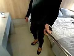 husband dresses as woman wife gets aroused with dildo