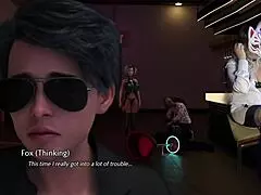 I watch the busty milf choke on dildo in cosplay