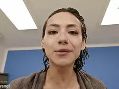 In this behind-the-scenes look at ahb028, mina k and zlata shine prepare for an intense gangbang session.