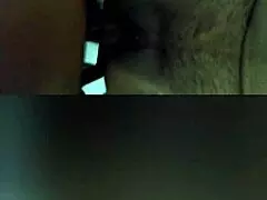 Black Wife Fucking Creampie at Home with Big Ass