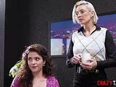 bitchy boss kenzie taylor fucks big ass victoria voxxx and spencer bradley hard!