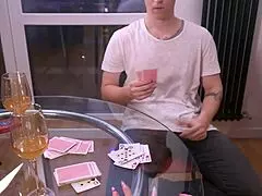 my master doesnt like to lose and he makes me suck his big cock hard while slapping my face