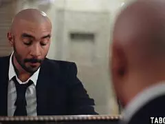 lesbian babe shares big cocked toyboy with bisex mature wife rayveness