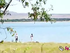 Voyeur Natalii Quinn Hunts For Cock In Madrid's San Juan Reservoir Video By Fakings!
