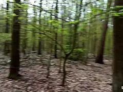 german curvy mature wife in leggings risky public blowjob stranger swallow cum