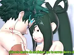 hey, check out deku's final exam with dominica9 subtitled in spanish 😏