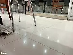 Artemisia Love strips in sexy high heels!