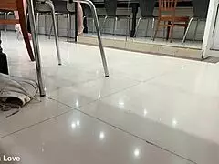 Artemisia Love strips in sexy high heels!