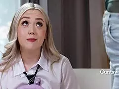 Eva nyx and reya lovenlight satisfy teen's wild sexdrive at home