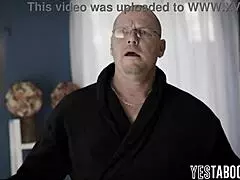 Latina teen babysitter roughly pounded by mature boss's big dick