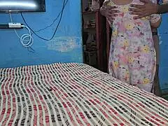 Village Bhabhi and Her Dever Indoor Body Massage