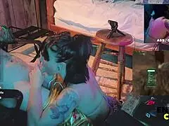 Can You Handle This Gamer Girl Drooling Over Cock In Kitty Bikini?