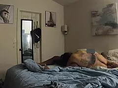 thick latina hotwife sucking monster cock, then bending over for doggystyle fucking and missionary bbc pounding.
