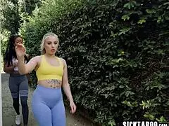 Milf lumi ray sharing sex toy with friends kira noir and anna claire clouds enjoying big dick