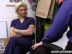 Beautiful Blonde Nurse Charli Phoenix Strikes Naughty Deal With Officer Mike Mancini