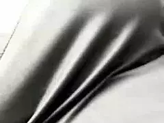 Stepmother with big boobs walks outside