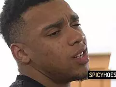 Curvy Milf Teacher Getting Hammered By Two Black Studs In The Classroom - Kenzie Love