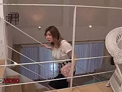 Naughty Jav Mature Takes Asian Creampie