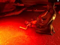 Wild Life - Big Ass White Milf Serenia Dresses as Slut, Fucks Big Black Nero by Fire