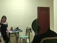 venezuelan housewife gets fucked in homemade lingerie roleplay by boss in bedroom