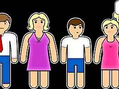 lonely stepmommy in retro dress begs for big cock to stretch her tight mommy holes wide open