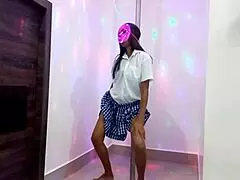 hot exotic skinny brunette student makes erotic homemade vid for prof!