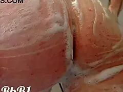 redhead wife babe natural tits juicy pussy tattoo begs thorough wash from you