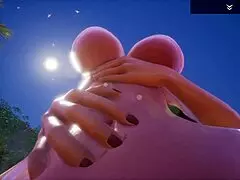 Three Big Tit Milf Lesbians, Why Not Join Their Wet Pussy Orgy Fuckfest Right on the Beach?