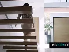 lucky guy bends over bullys bbw stepmom natasha nice for deepthroat doggystyle