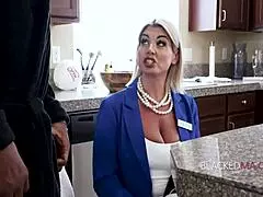 oh shit desperate blonde milf realtor takes bbc pounding to evict stubborn old tenant blackedma