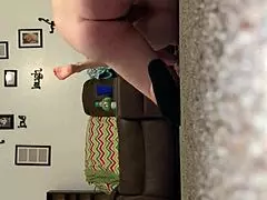 Blonde milf shares her everyday sexy routine in casual setting