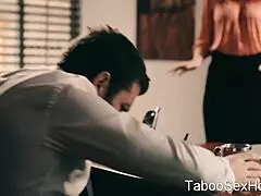 ever wonder how boss bends blonde milf over desk for office pussy pounding?