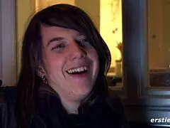 R�si Fingers Shaved Pussy Nipples Intensely In Close German Solo