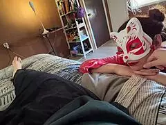 Domestico mi gatita spanking her FAT ass then STRAPON fuck till HUGE orgasm english subs