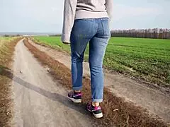 ever wonder what that phat milf ass looks like bouncing free from tight jeans outdoors?