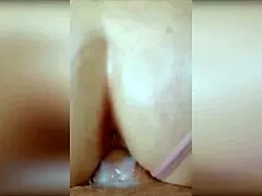 Wife Rides Monster Cock Hard, Hubby Watches Creampie Fill Juicy Big Pussy Closeup