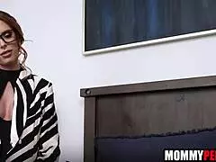 stepmom doctor giving stepson the full hands-on blowjob handjob treatment in hospital room