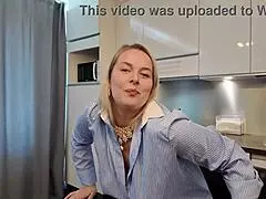 when we're alone at home, i can't resist fucking my curvy stepmom's fat ass hard