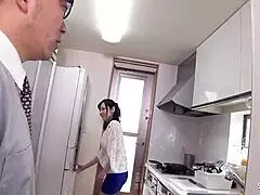 oh god, this nympho skinny japanese mature's wet pussy throbs as she dildo-fucks to intense orgasm spied by neighbor