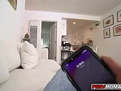 her milf pussy milks my young cock balls deep doggystyle in bed