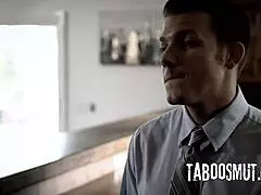 pervert customer bends estate agent over for rough doggystyle pussy pounding to close the house deal