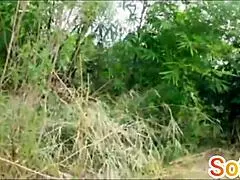 why mate drags her deep forest for wild doggystyle pounding