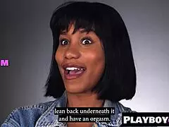 Ready to watch big ass black milf masturbate after her Playboy interview?