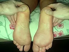STEPmom's FEET Get MASSAGED Into WET PUSSY Play!!