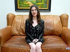 hazel oconnor masturbates with deep fingering action