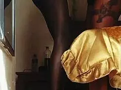 big ass milf shakes her curves TWERKS hard then DROPS to suck stepson's throbbing BBC in preview