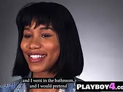 Ready to watch big ass black milf masturbate after her Playboy interview?