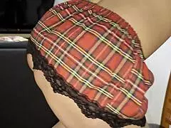 Naughty school teen bends over teacher's desk for hard pussy fuck better grades creampie