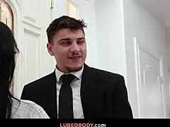 whoa danae mari celebrates with extreme lube sliding on that fatty monster cock 😍💦