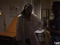 Hot Latina Milf Doctor Vicki Chase Lures Nurse Sinn Sage for Pussy Licking Lesbian